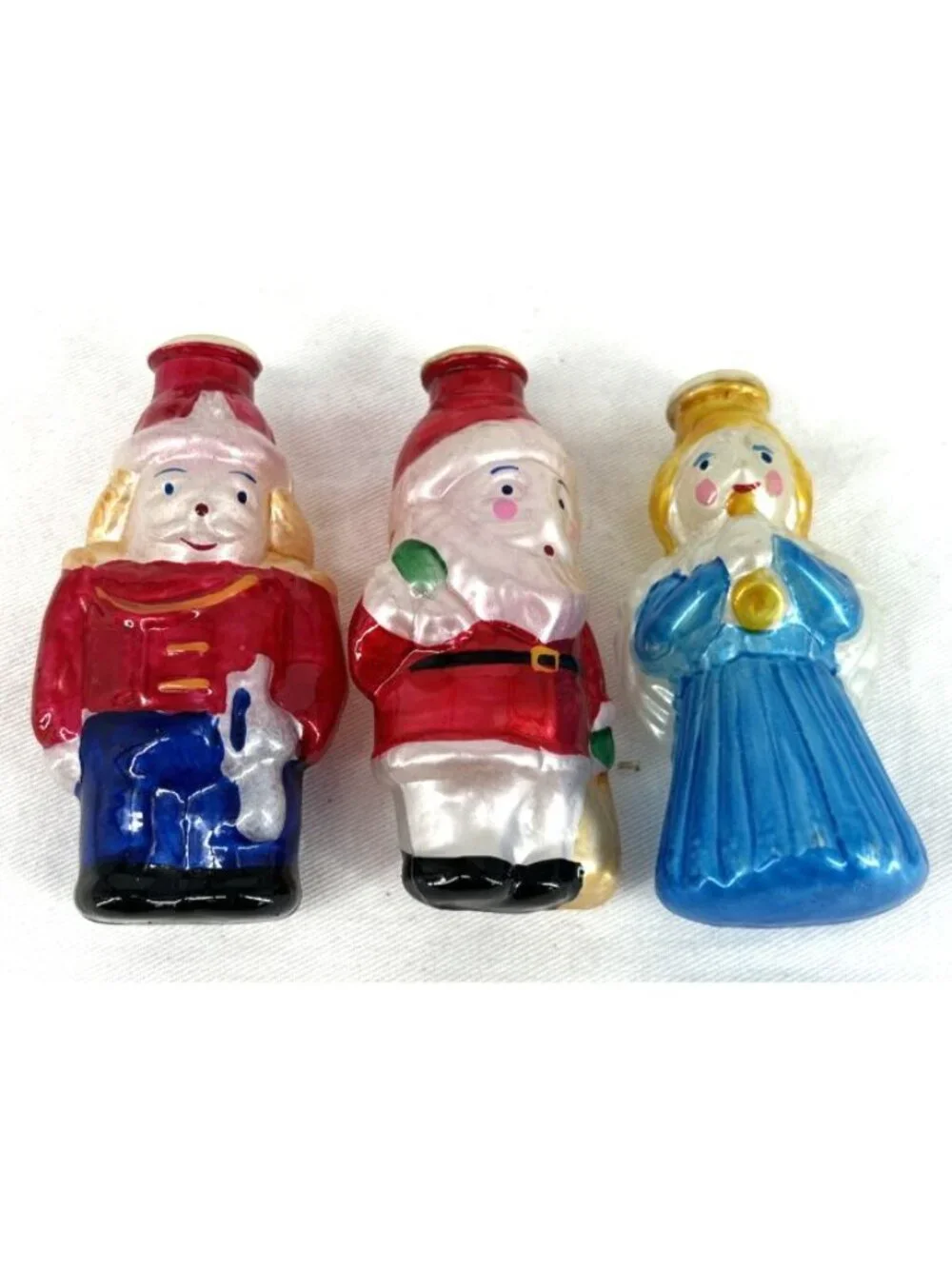 Christmas Tree Light Covers Glass Vintage Blown 3